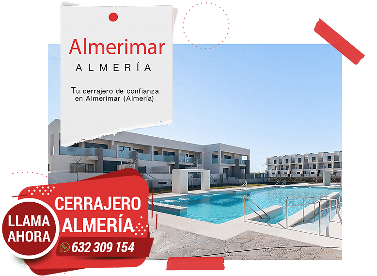 Cerrajero en Almerimar Urgente 24 horas Barato. Cerrajero urbanizaciones Almerimar.