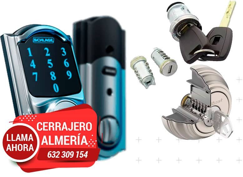 Mejor cerrajero Zapillo. Instalar cerraduras digitales inteligentes en Zapillo.