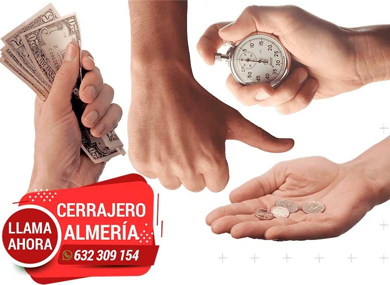 Ahorra dinero y tiempo con cerrajero en Huercal barato.