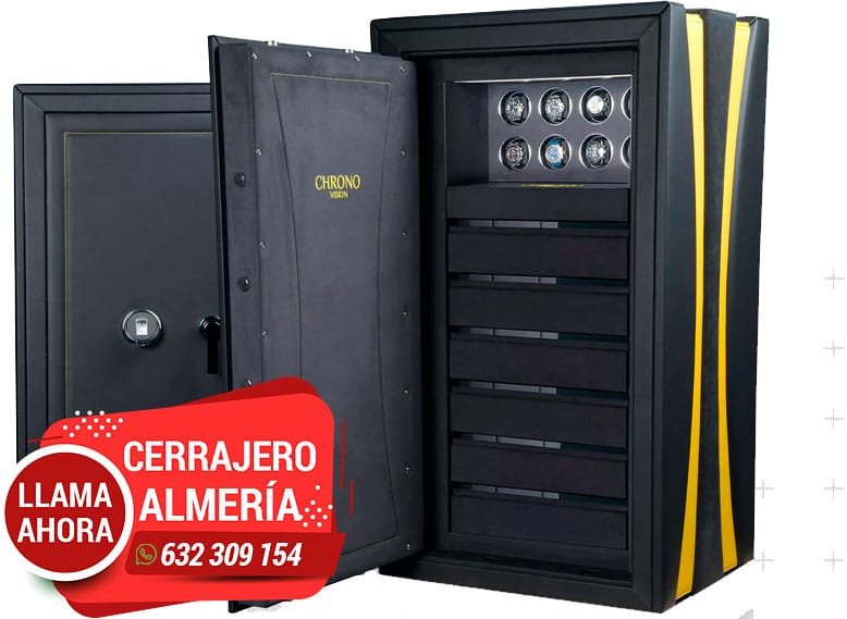 Apertura de cajas fuertes de alta seguridad en Almería. Cerrajero Almería.