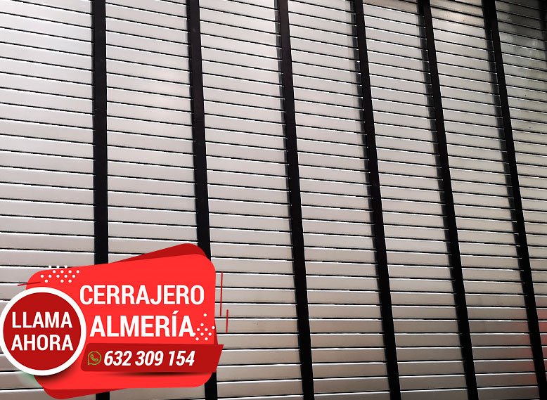Cerrajeros Almería para reparar e instalar persianas metálicas en Almería.