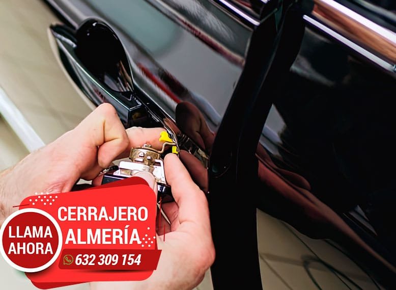 Abrir coches sin llave en Almería. Apertura puertas vehículos. Cerrajeros Almería.